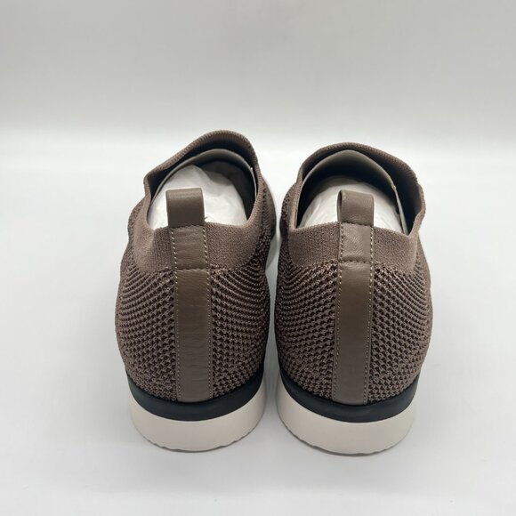 JSLIDES Womens Size 9 Great Taupe Brown Knit Slip On Laceless Sneakers Shoes - Picture 7 of 11